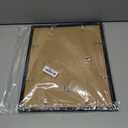 upsimples 12 x 15 Frame, Display Pictures 9x12 with Mat or 12x15 Without, Wall Hanging Photo Frame, Black, 1 Pack