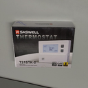 T21 Programmable Thermostat for Home, Digital Thermostat 1 Heat/1 Cool Compatible with Heat Pump and Single-Stage Systems, Dual Power Options Battery-Powered No C-Wire Required