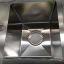 Small Kitchen Sink,15x15 Inch Bar Sink Stainless Steel Drop In Small Kitchen Sink Ideal Choice For Small Space Nice As Toprmount Prep Sink,RV Kitchen Sink With Bottom Grid,Soap Mat And Drain Assembly, 15x15x9 inches
