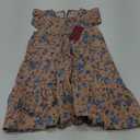 GORLYA Girls Lace Scalloped Frilly Trim A-Line Elegant Flower Girl Tank Midi Dress 6Y