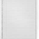 Softcover Things That Matter 8.5" x 11" Motivational Spiral Notebook/Journal, 120 College Ruled Pages, Durable Gloss Laminated Cover, White Wire-o Spiral. Made in The USA