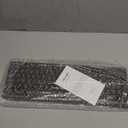 TECKNET Wireless Keyboard, 2.4G Silent Full-Size USB Keyboard with Number Pad, Ergonomic Keys & Foldable Feet, Compatible with Laptop, PC, Desktop, Surface, Windows 11/10/8/7  QWERTY US Layout, Black