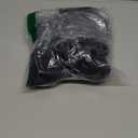 Lu's Chic Cutout One Piece Monokini Swimsuits for Women Sexy High Neck Long Torso See Through Crochet Lace Open Side Tie Tassel Bandeau Bikini Top Cheeky Swimwear Bottoms Bathing Sui Black  No Size