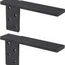 Free Hanging Side Wall Floating Shelf Bracket 2 Pack 12 Inch Heavy Duty Countertop Support Bracket for Breakfast Bars Cabinet Granite Countertops with No Knee Wall or Pony Wall