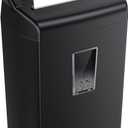 Bonsaii 10-Sheet Cross Cut Paper Shredder, 5.5 Gal Home Office Heavy Duty Shredder for Credit Card, Staple, Clip with Transparent Window(C209-D)