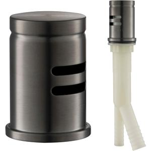 KRAUS Dishwasher Air Gap in Spot Free Black Stainless, KAG-2SFSB (Flat Top)