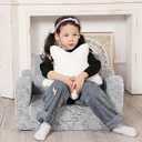 Kids Extra Wide Glow Chairs for Toddler 23" x 18"