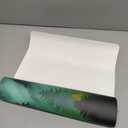 Britimes Green Forest Desk Mat Nature Trees Deak Pad Non-Slip PU Leather Large Keyboard Mouse Pad Office Desktop Accessories for Office,Work,Home Decor(31.5"X15.7")