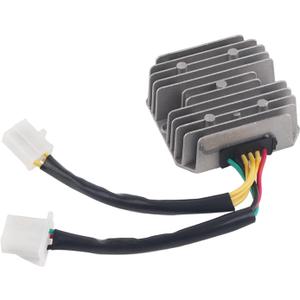 6-Wire Voltage Regulator Rectifier for GY6 125/150/250cc Scooter ATV Moped, 11 Pole Stator Heat Sink Fins