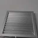 HVAC Premium 12'' w X 12'' h Aluminum Privacy Door HVAC Air Grille - V Shaped Louvers Ensure 100% View Block - Supply or Return [Outer Dimensions: 13'' w X 13'' h]