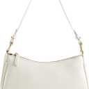 Shoulder Bags for Women Leather Hobo Sling Tote Handbag Retro Clutch Purse with 2 Removable Straps and Zipper Closure