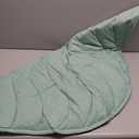 Funtery Baby Play Mat 56 x 42 Inch Cotton Crawling Cushion Cotton Nursery Rug Large Thick Soft Reversible Washable Folding Floor Playpen Mat Nursery Decor Rug for Girls Boys(Green, Leaf)
