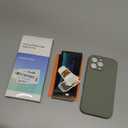 FlyReal Magnetic for iPhone 16 Pro Max Case, Compatible with MagSafe, (Integrated Silicone Camera Control Button & Camera Protection) +Screen Protectors, Microfiber Lining Case 6.9", Calke Green