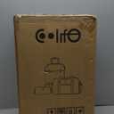 Coolife Luggage Set 3 Piece Suitcase Set Carry On Luggage PC Hardside Luggage TSA Lock Spinner Wheels Telescopic Handle (White)