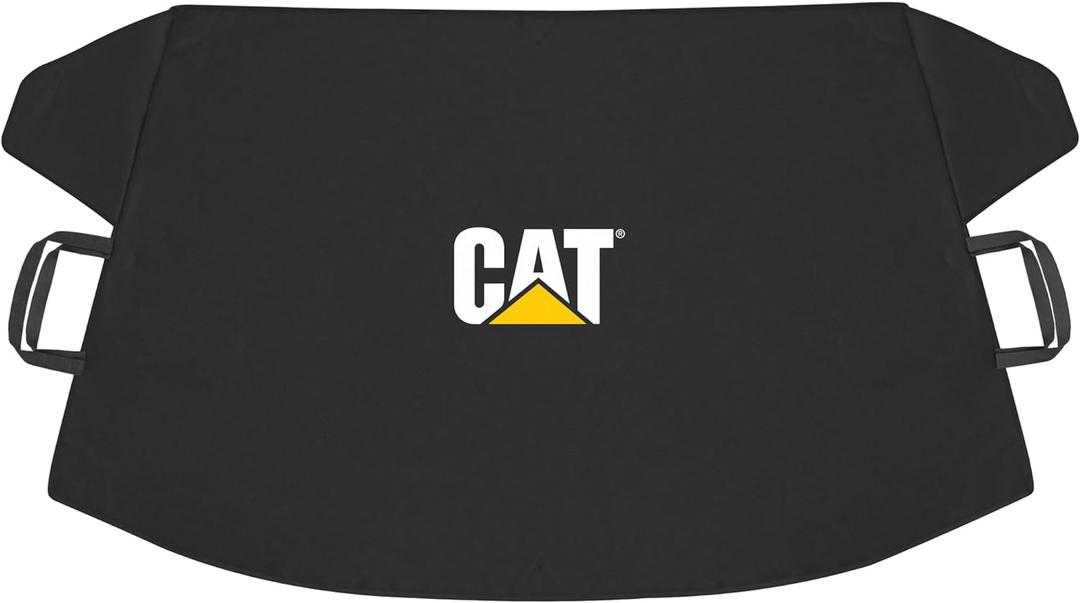 Cat Windshield Snow Cover, Toughest Car Frost Protector for Ice & Sleet, Weatherproof for Winter, Includes Anti-Theft Straps, Freeze Protector for Auto Car Truck Van SUV, Wide Size 78"x45" inch, Black