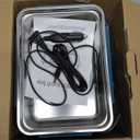 Electric Lunch Box Food Heater 80W Heated LunchBoxes for Adults Work/Car/Truck/Home, 1.8L Portable Food Warmer Heating Lunchbox with Insulated Lunch Bag 12V 24V 110V (Blue)