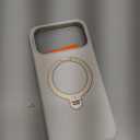 TORRAS Q3 Silicone for iPhone 17 Pro Max Case Stand, Fit for MagSafe, Liquid Silicone Soft Cozy Grip, 360 Spin Magnetic Stand, Camera Control, Protective for iPhone 17 Pro Max Phone Case, Ivory Gold