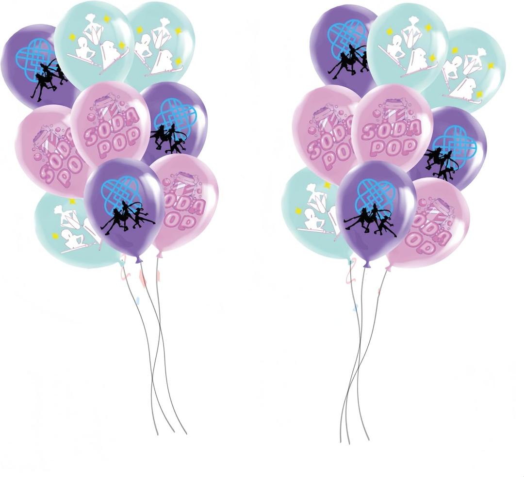 2 x Music themed Birthday Ballons DecorationsMovies Themed Birthday Party SuppliesFans Birthday Party grad Prom Baloons