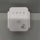 1200Mbps Dual Band WiFi Extender Signal Booster Covers Up to 3600 Sq.ft Dual Band 5GHz/2.4GHz, Supports 80 Devices, Equipped with an Ethernet Port for AP Mode and 4 Antennas