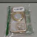 Magnetic Kickstand Glitter Case for iPhone 16 Pro Max,[Compatible with Magsafe] Bling Sparkly Rhinestones with Camera Protector Makeup Mirror Women Girls Case for iPhone 16 Pro Max 6.9", Gold