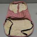 Malier Dog Winter Coat, Reversible Fleece Dog Cold Weather Coats, Windproof Warm Snow Puppy Jacket Vest Pet Clothes for e Dogs (Pink, Medium)