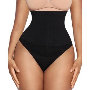 Lover-Beauty Tummy Control Thongs Mid Waist Shapewear for Women Seamless faja body shaper Low Belly Control Panties Underwear, Size: Medium-Large