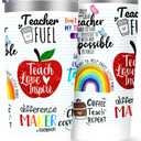 MFGNEH Teacher Gifts,Teacher Appreciation Gifts,Teachers Christmas Birthday Gift from Students,Back to School Gift for Women,20oz Stainless Steel Tumbler Cup, 1 PC