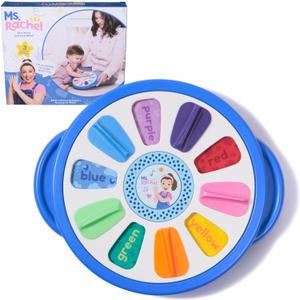 Ms. Rachel Official Spin Along Learning Wheel with 3 Learning Play Modes, Educational Toys & Toddler Toys for Girls & Boys Ages 1-3+