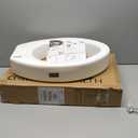 Carex Health Brands Hinged Elongated Toilet Seat Riser, Adds 3.5 Inches of Height to Toilet, 300 Pound Weight Capacity, Raised Toilet Seat, White (FGB32100 0000)