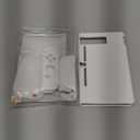 PlayVital ZealProtect Soft Protective Case for Nintendo Switch, Flexible Joycon Cover Slim Cover for Nintendo Switch with Screen Protector & Thumb Grips & Direction Button Caps  White