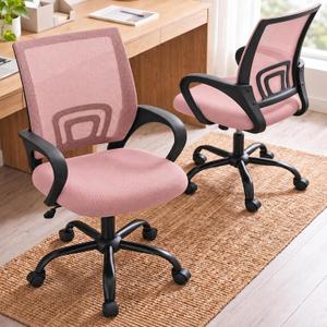 DUMOS Ergonomic Home Office Chair, Executive Mesh Desk Chair, 2 Pack, 23.03" W x 24.02" D x 39.76" H