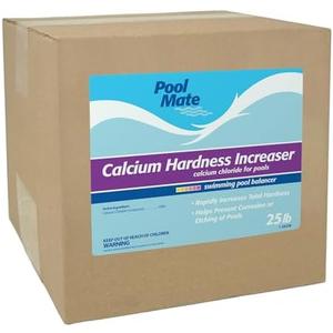 Pool Mate 25-Pounds Premium Calcium Hardness Increaser for Pools, 100% Calcium Chloride