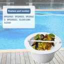 SPX1091C Replacement Above Ground Skimmer Basket for Hayward SP1091LX,SP1091WM above Ground Pool Automatic SkimmerFilter Basket with Handle (pack of 2)