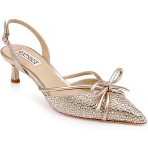 Badgley Mischka Womens Angelina (7.5, Champagne)