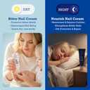 ByeBite Nail Biting & Thumb Sucking Solution Natural Day & Night Nail Care Duo | Bitter Nail Protection Cream + Nail Nourish Cream | Plant-Based Formula | Helps Encourage Healthy Nail Habits