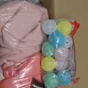 EagleStone 2-in-1 Kids Tent,Large Play Tent with Padded Mat and Lights,Kids Playhouse with 2 Doors & 4 Windows,2 Large Side Pockets,Indoor Outdoor Kid Play Tent for Toddlers,53" x40" x 51" (Double Door White)