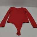 PUMIEY Bodysuits for women V Neck Long Sleeve Body Suit Sexy Tops Smoke Cloud Pro Collection, XL