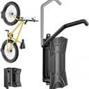 monTEK Bike Wall Mount for 4.5" Tire Width, Swivel Bike Wall Hanger Holds Up to 77lbs, Space-Saving Bike Rack Garage, Heavy Duty Bike Storage for Bedroom Home Office, 1 Pack