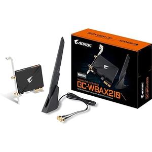 GIGABYTE WiFi 6E GCWBAX210 (2x2 802.11ax/ TriBand WiFi/Bluetooth 5.2/ PCIe Expansion Card)