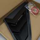 Thenice for 10th Gen Civic Rear Side Window Louvers Racing Style Triangular Window Glass Blinds Compatible with Honda Civic Sedan 2021 2020 2019 2018 2017 2016 -Matt Black