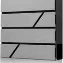 Mailbox Wall Mount,Large Capacity Locking Mailbox for Outside,Galvanized Steel Cover and Rust-Proof Metal Post Box with Newspaper Holder,14.6"x14.6"x4.3" Silver,MD025S
