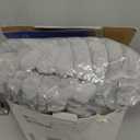 Westinghouse Electric Blanket Twin Size, Super Cozy Luxury Faux Fur & Sherpa Heated Blanket with 10 Heating Levels & 1-12 Hours Auto Off, Fast Heating Blanket, Machine Washable, 62x 84 Inch Light Grey