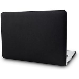 KECC Compatible with MacBook Air 13 inch Case 2026 2025 2024-2022 Release M5 M4 M3 M2 Chip A3449 A3240 A3113 A2681 Italian Leather Hard Shell for MacBook Air 13.6 inch, Black Leather