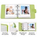 Aphlos 2-Pack Mini Photo Albums for 2x3 Inch Photos, 40-Page Large Capacity Photo Album for Fujifilm Instax Mini 12/9/SE/7+/40/90/EVO, Polaroid Hi-Print/Snap Touch/HP Sprocket (Woven Patterns)
