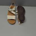 Mysoft Women's Arch Support Sandals Orthotic Comfortable Walking Sandals Lightweight Adjustable Summer Outdoor Shoes (9, Beige)