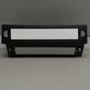 Yecaye 2 Pack Cable Management Under Desk, 31.5 in Under Desk Cable Management Tray,Cord Hider,Cord Organizer, No Screw Wire Management for Office and Home, Black