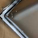 GarveeHome 2 x 8 gal Stainless Steel Double Trash Can with Lid for Kitchen, Large Dual Trash and Recycle Bin Combo, Step-on Kitchen Metal Garbage Cans, PP Inner Buckets, Liner Rim, Silver