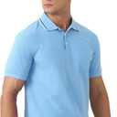MagnaMan Slim Fit Short Sleeve Polo Shirts for Men - Cotton, Business Casual Stretch Shirt, Breathable Golf & Office Wear (XXXL)