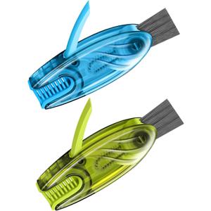 4 in 1 Cup Lid Gap Cleaning Brush Set 2 Pcs  Multifunctional Bottle Cleaning Brush Tools for Home Kitchen and Travel Cleaning | Portable Silicone Cup Lid Cleaner in 2 Colors