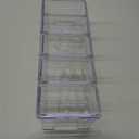 Lifewit Ice Chilled Condiment Caddy with 5 Containers(2.5 cup), Transparent